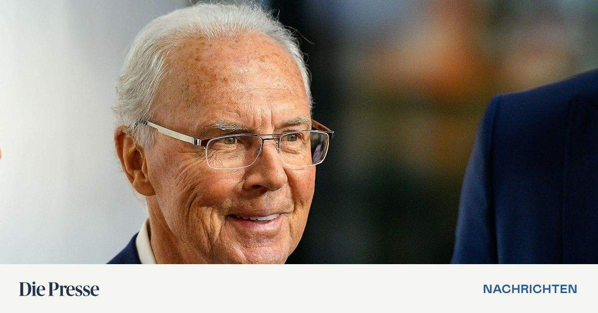 Fußball Legende Franz Beckenbauer ist tot DiePresse com